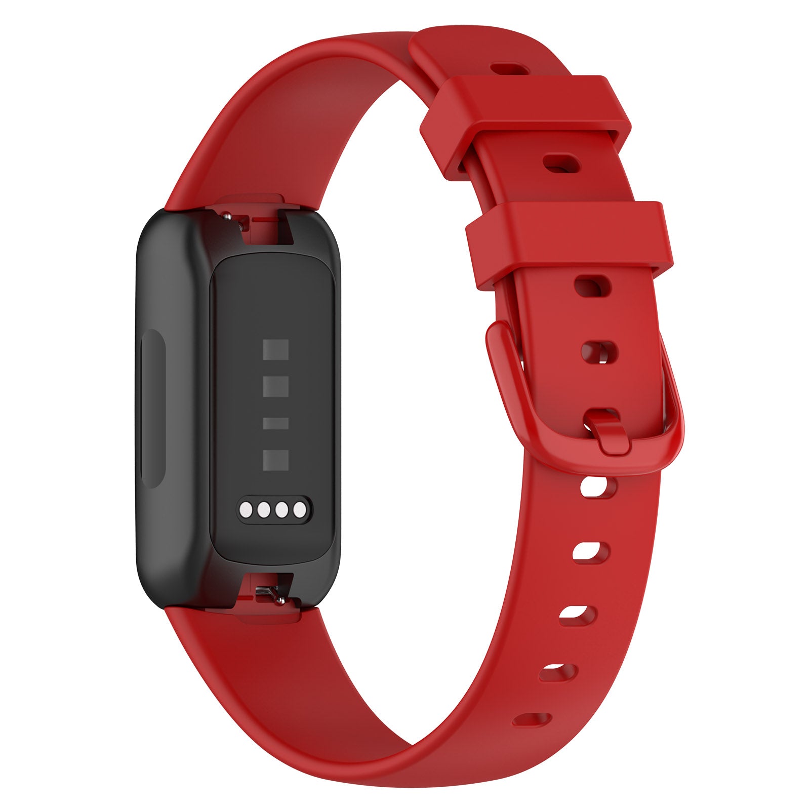 For Fitbit Inspire 3 Silicone Wristband Sports Watch Strap, Size: L - Black For Fitbit Inspire 3 Silicone Wristband Sports Watch Strap, Size: L - Black